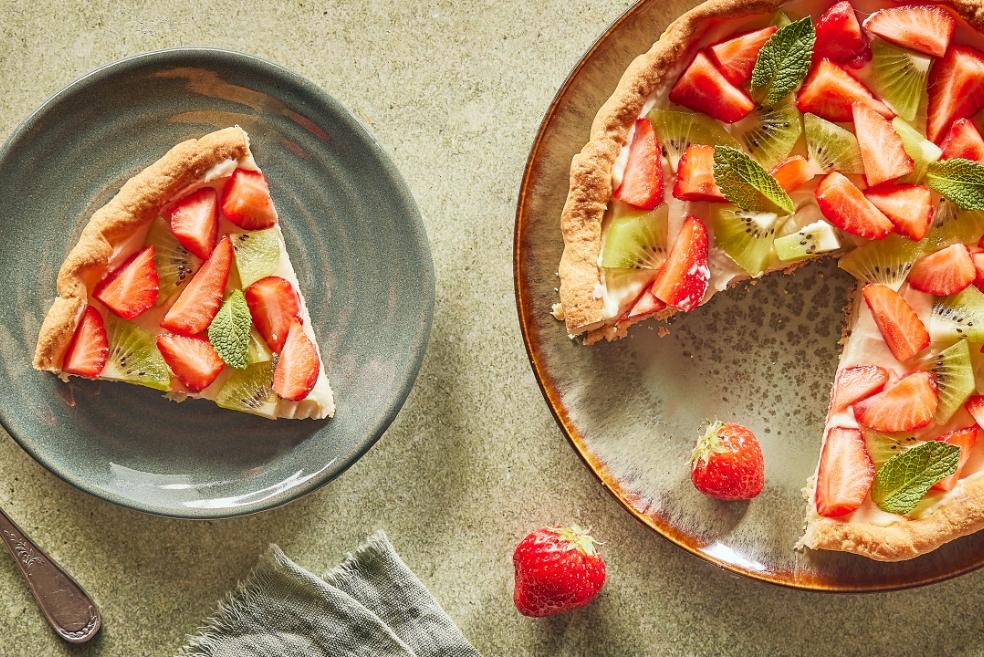 Tarte kiwi fraises
