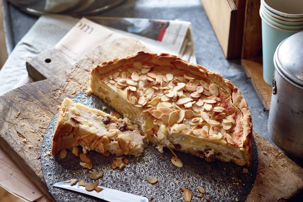 Gâteau au fromage blanc et aux pommes