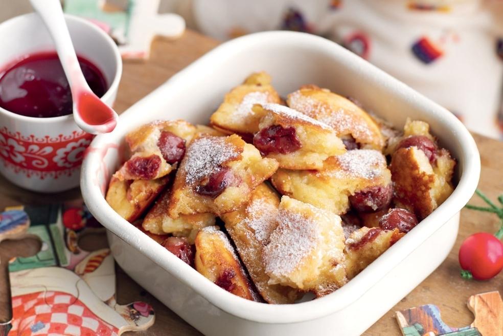 Pancakes aux cerises
