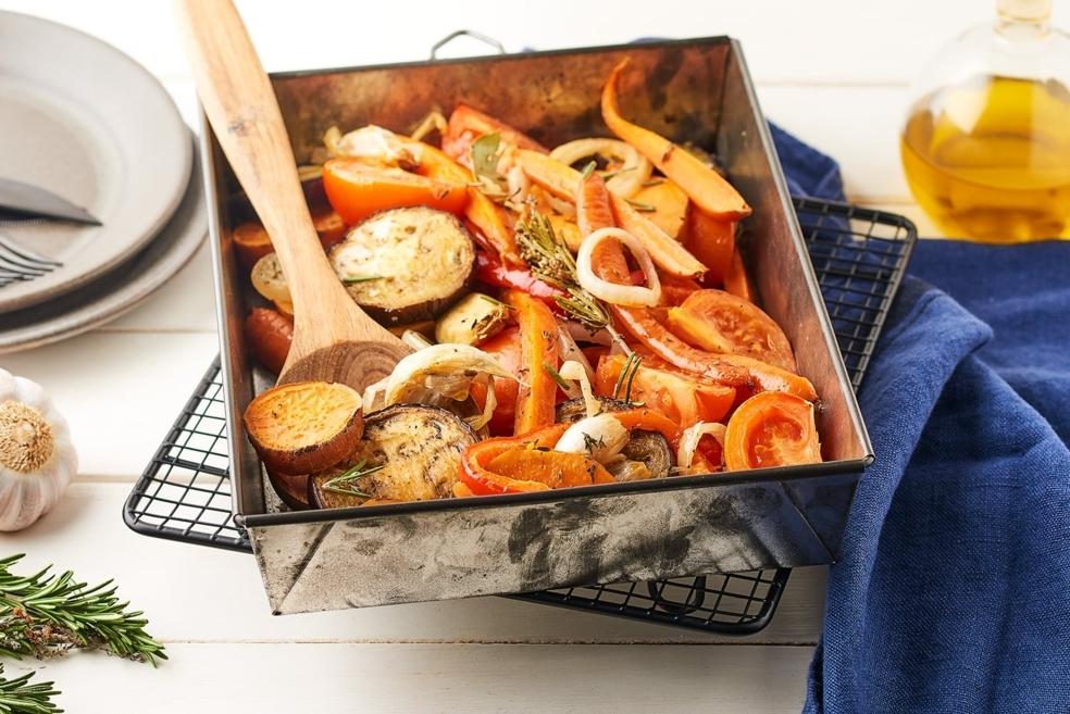 Légumes de printemps rôtis