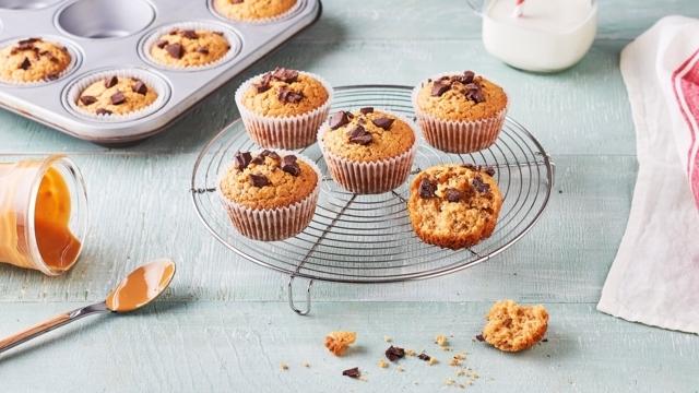 Muffins au beurre de cacahuètes