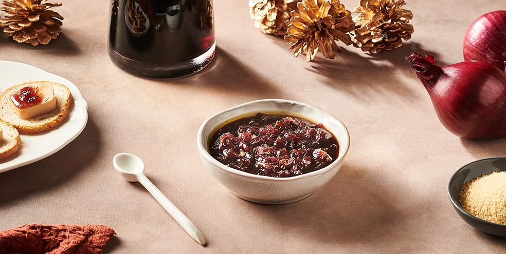 Confiture d'oignon au vin rouge