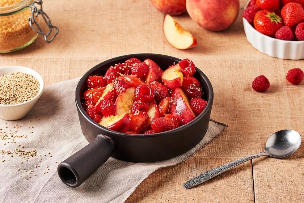 Poêlée de fruits au sésame