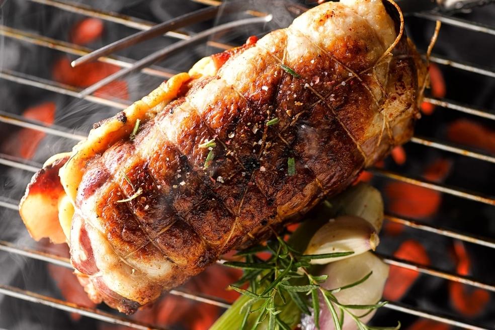 Canard Orloff au barbecue