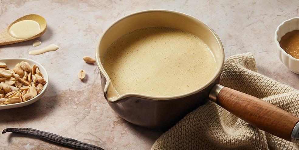 Crème anglaise à la cacahuète