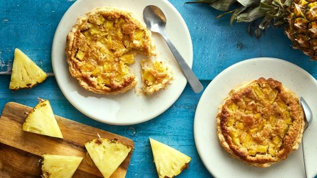 Tartelettes amandine rhum & ananas