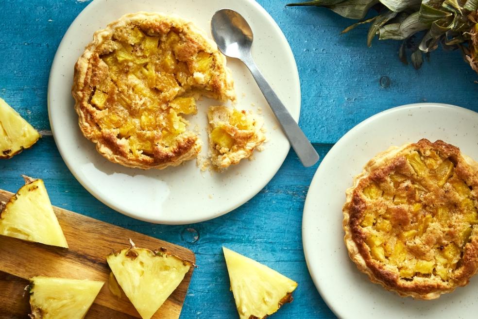 Tartelettes amandine rhum & ananas