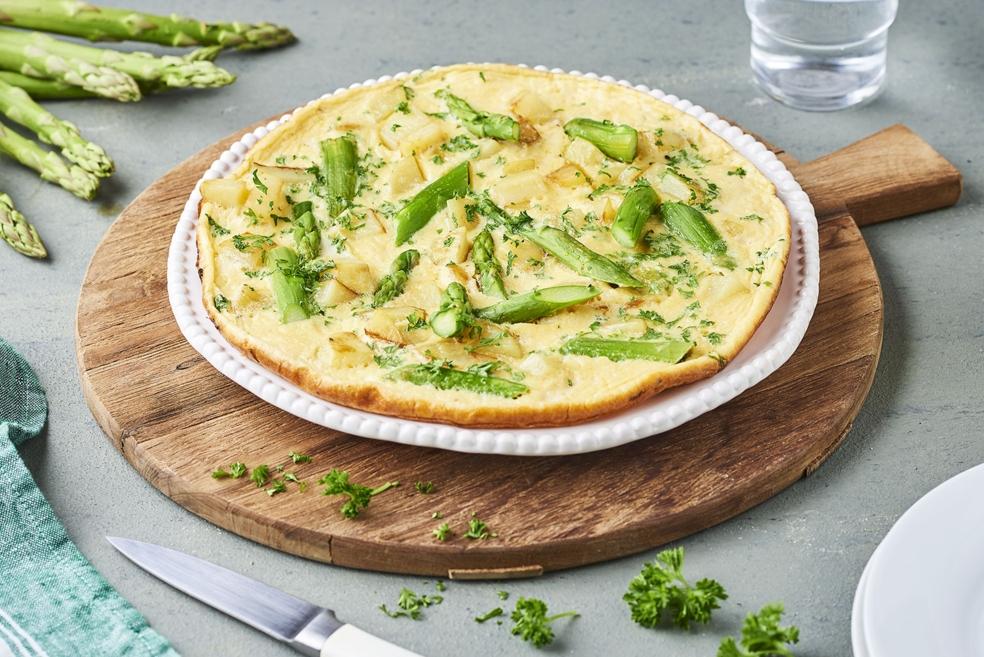 Frittata asperges et pecorino