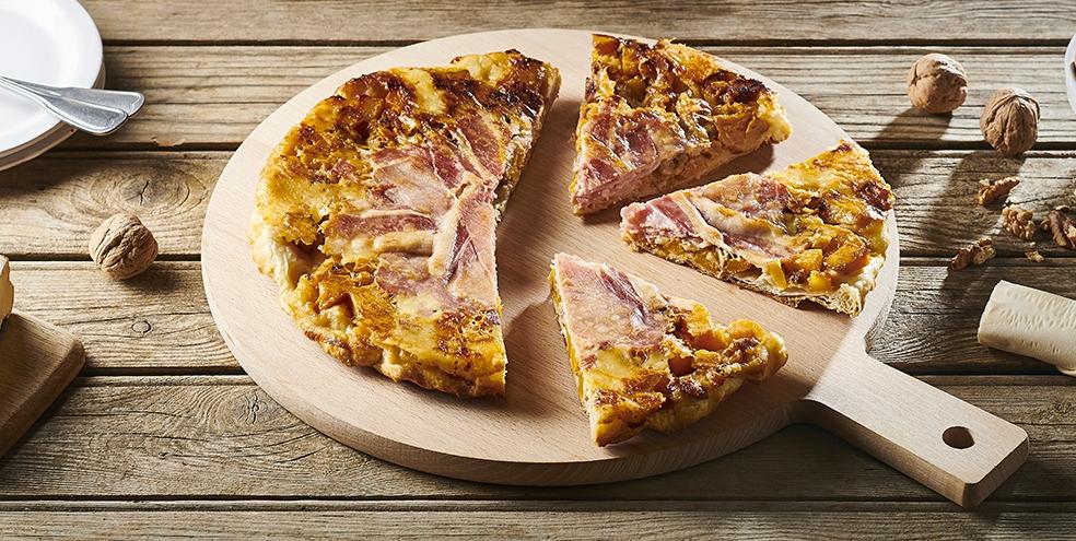 Tatin de butternut et bacon