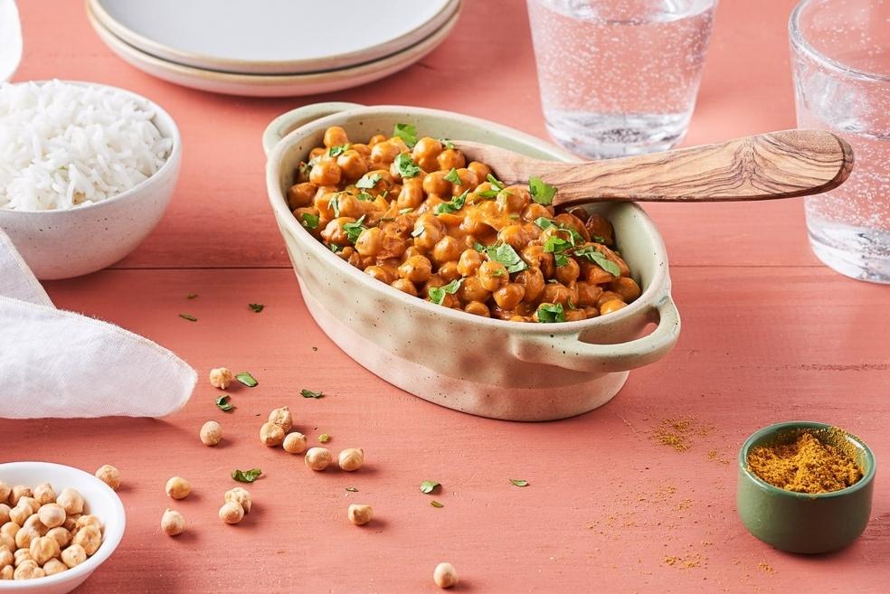 Curry de pois chiches à l'orientale