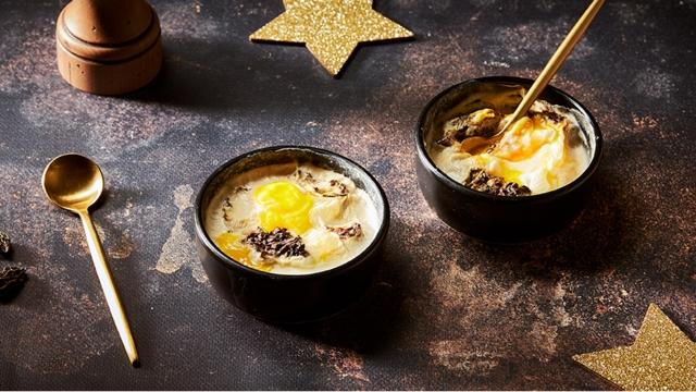 Œufs cocottes aux morilles