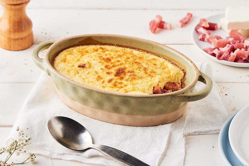 Clafoutis kiri lardons