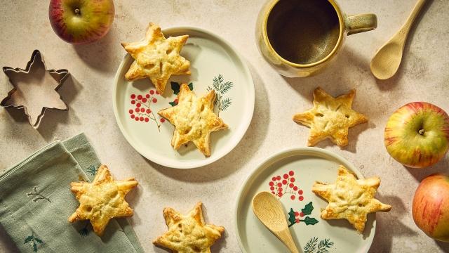 Sablés aux pommes étoilés
