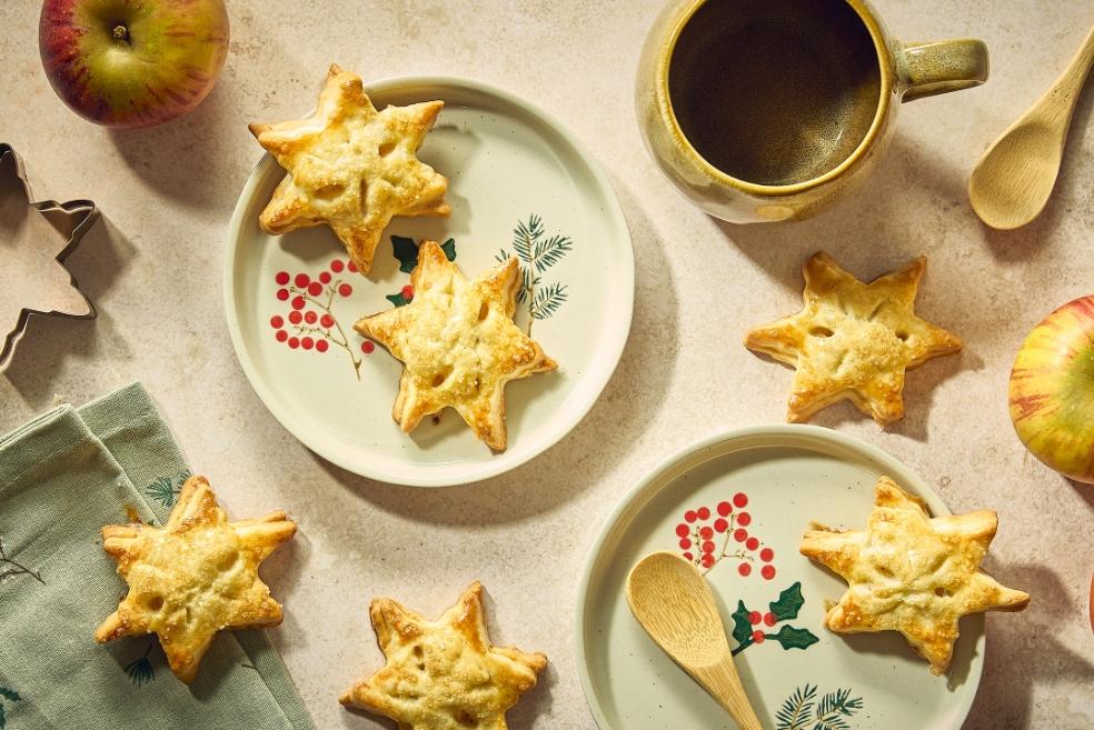 Sablés aux pommes étoilés