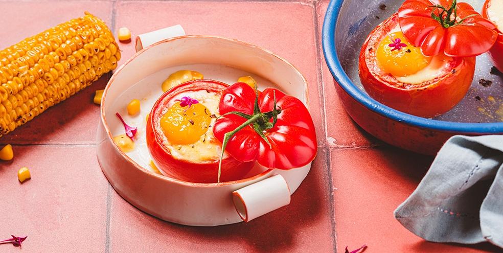 Œuf cocotte à la marmandaise