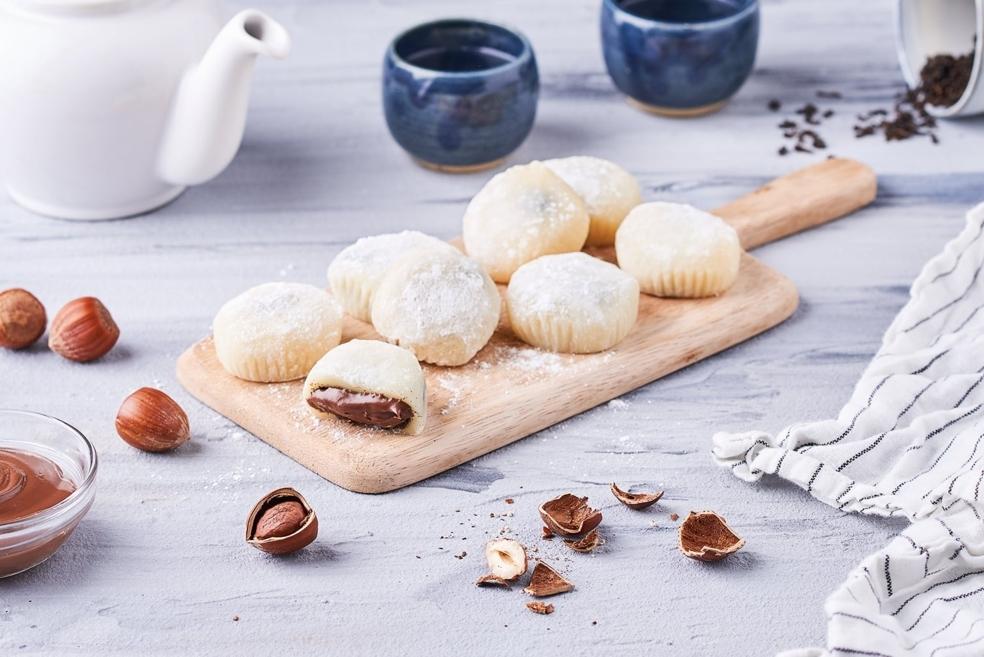 Mochis cœur choco-noisettes