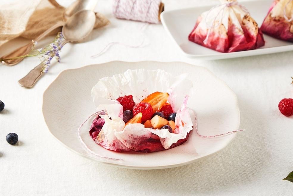 Papillotes de fruits rouges