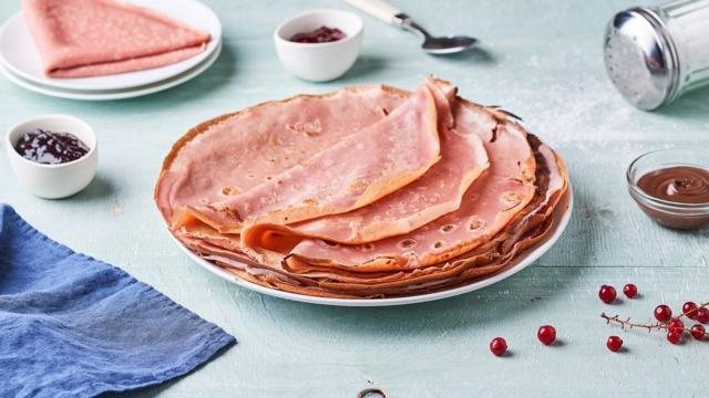 Crêpe rose de la chandeleur