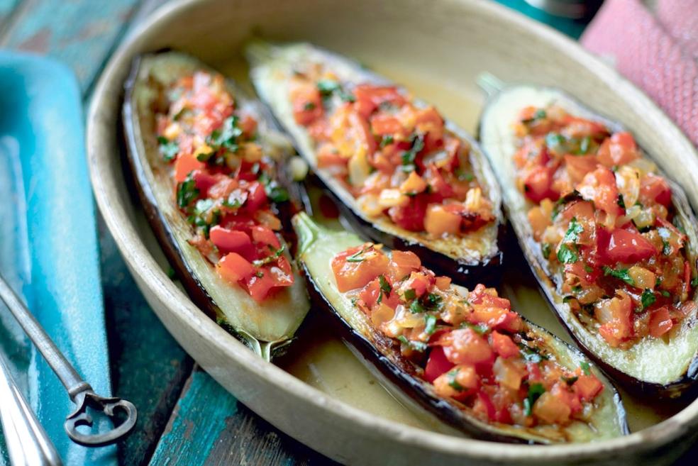 Aubergines farcies à l’orientale