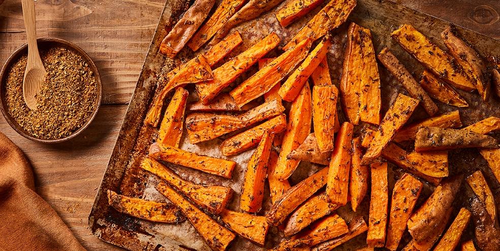 Frites de patates douces aux épices Cajun