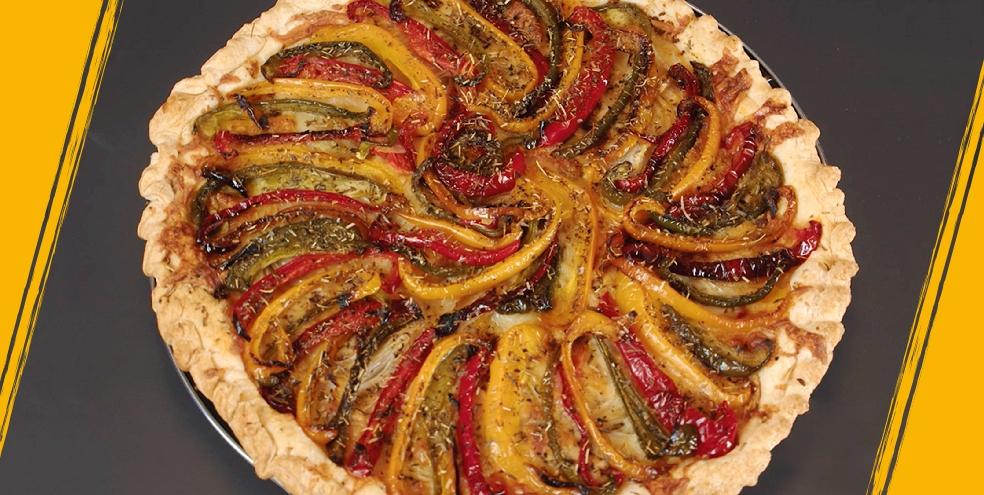 Tarte aux poivrons