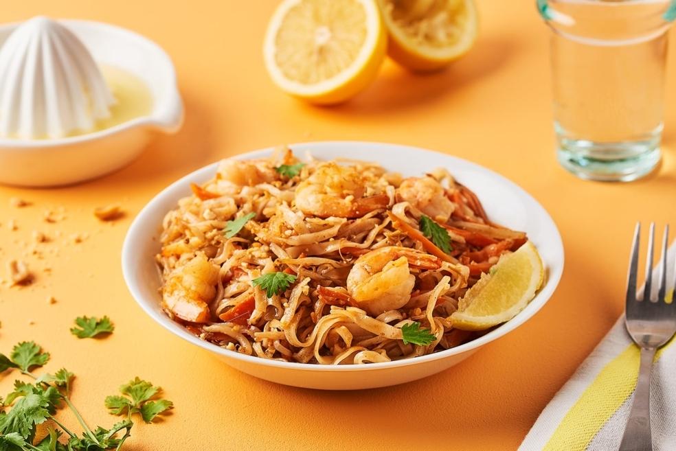 Pad thaï aux crevettes