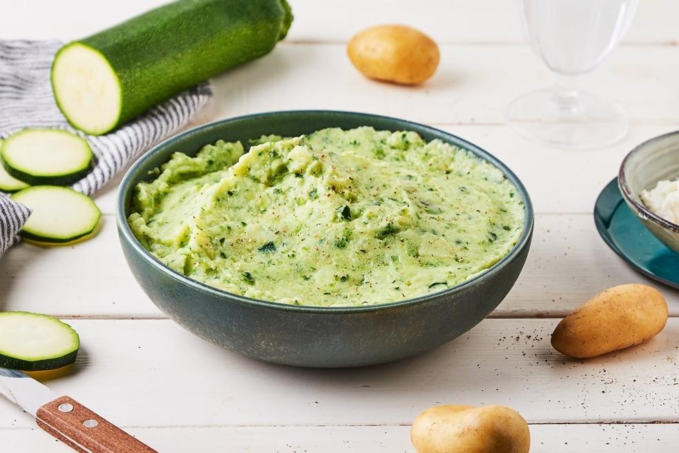 Purée de courgettes et de ricotta