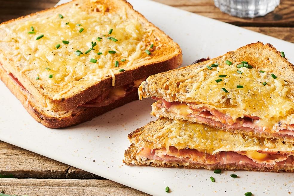 Croque-monsieur bacon