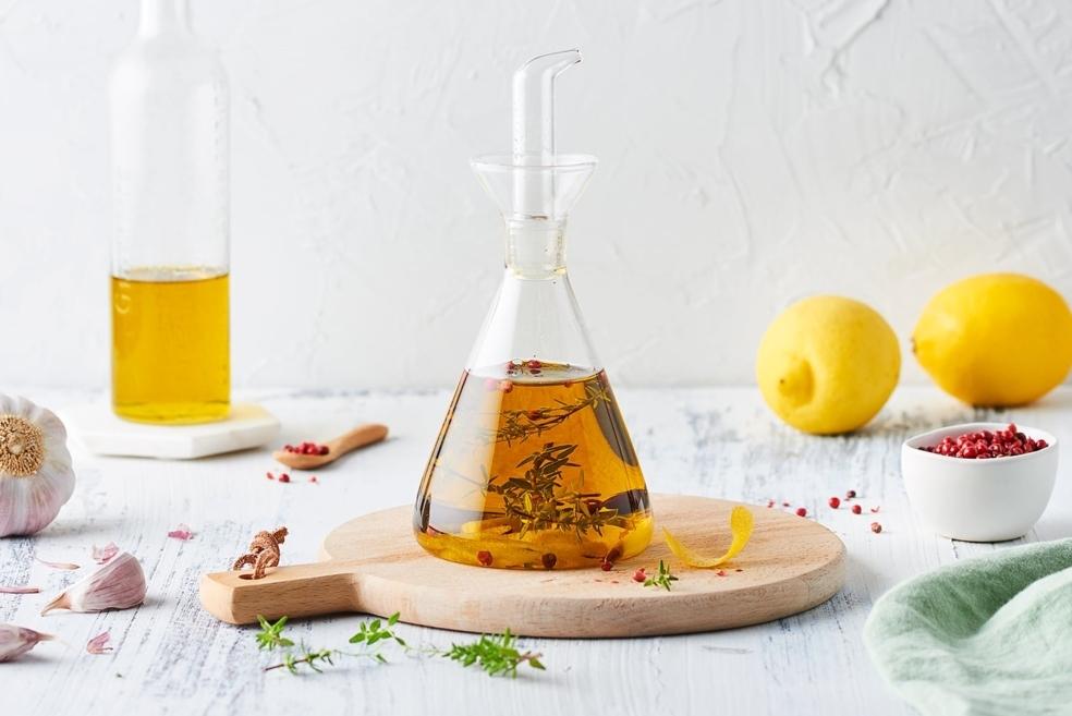 Huile aromatisée maison