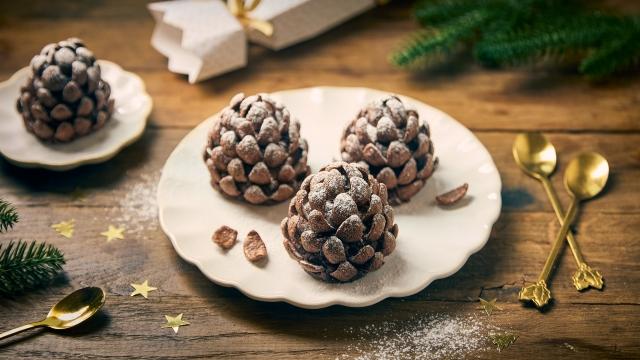 Pommes de pin au chocolat