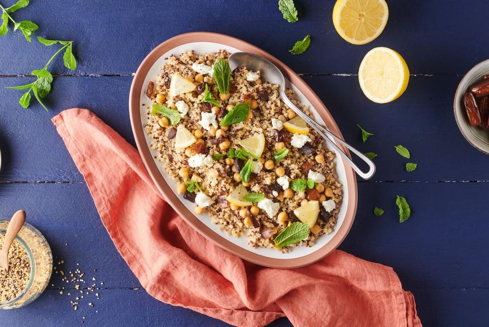 Taboulé aux pois chiche & figues séchées