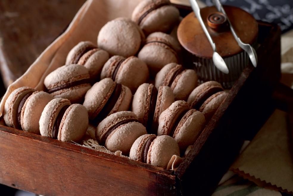 Macarons au chocolat
