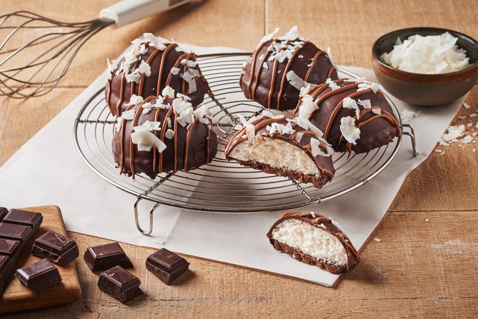 Dômes chocolat et noix de coco