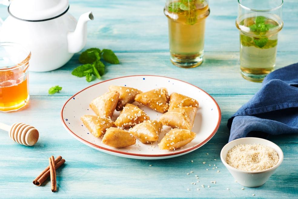 Briouates amandes et miel