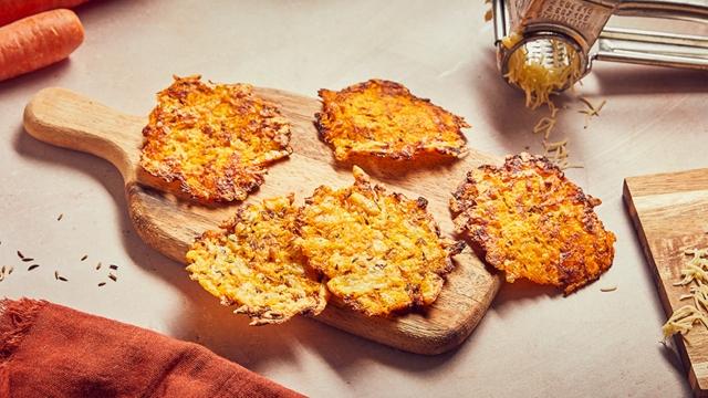 Tuiles gouda carottes cumin