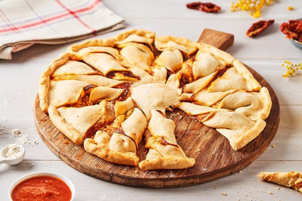 Tarte soleil aux tomates confites