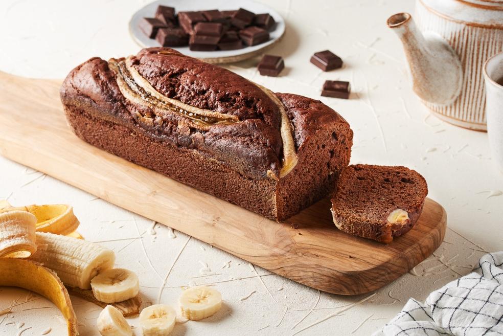 Banana bread au chocolat