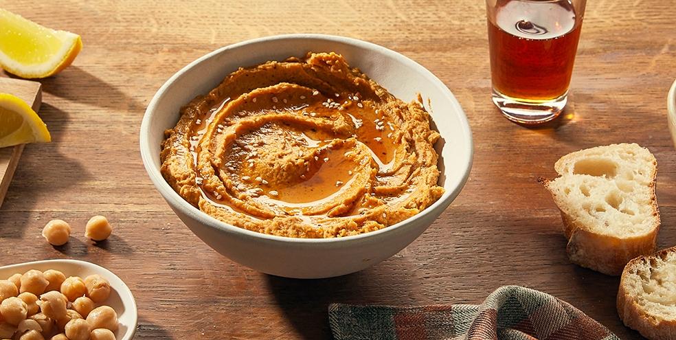 Houmous patate douce sirop d'érable