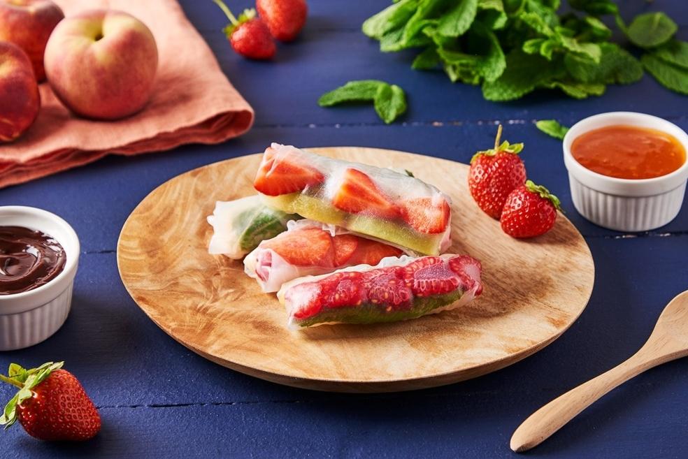 Rouleaux de printemps sucrés