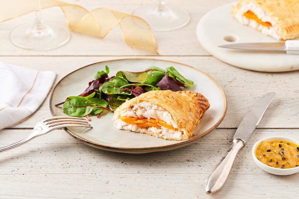 Feuilletés de bar à la passion