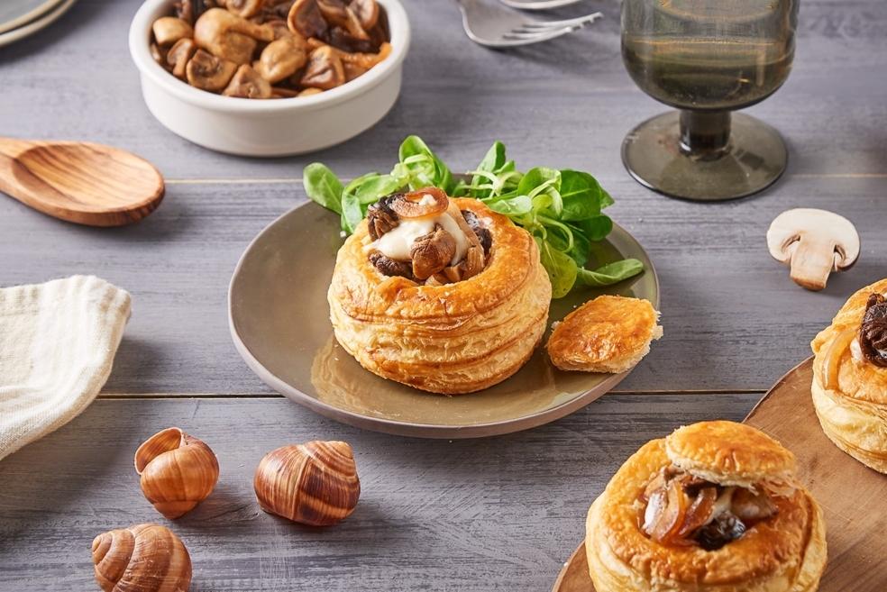 Bouchée à la reine aux escargots