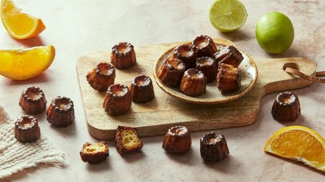 Cannelés aux agrumes