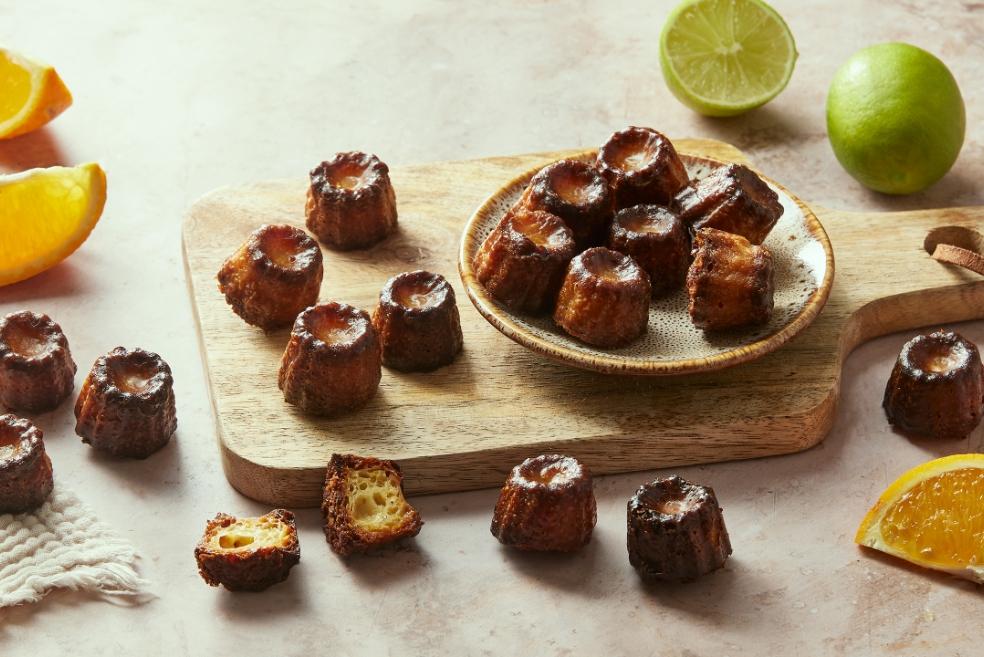 Cannelés aux agrumes