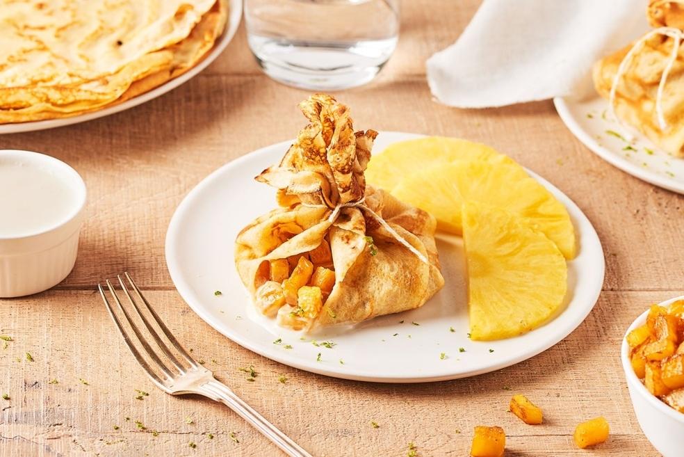 Aumônière ananas-coco