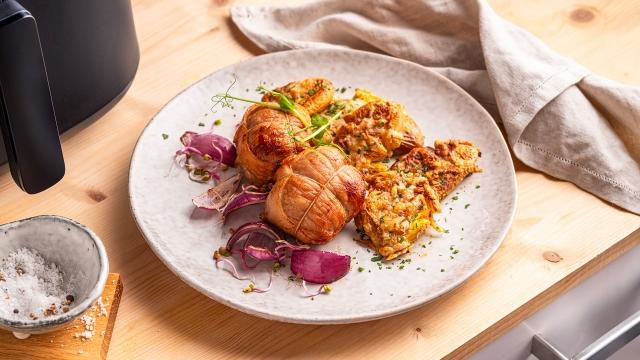 Paupiettes de veau et smashed potatoes de Noël