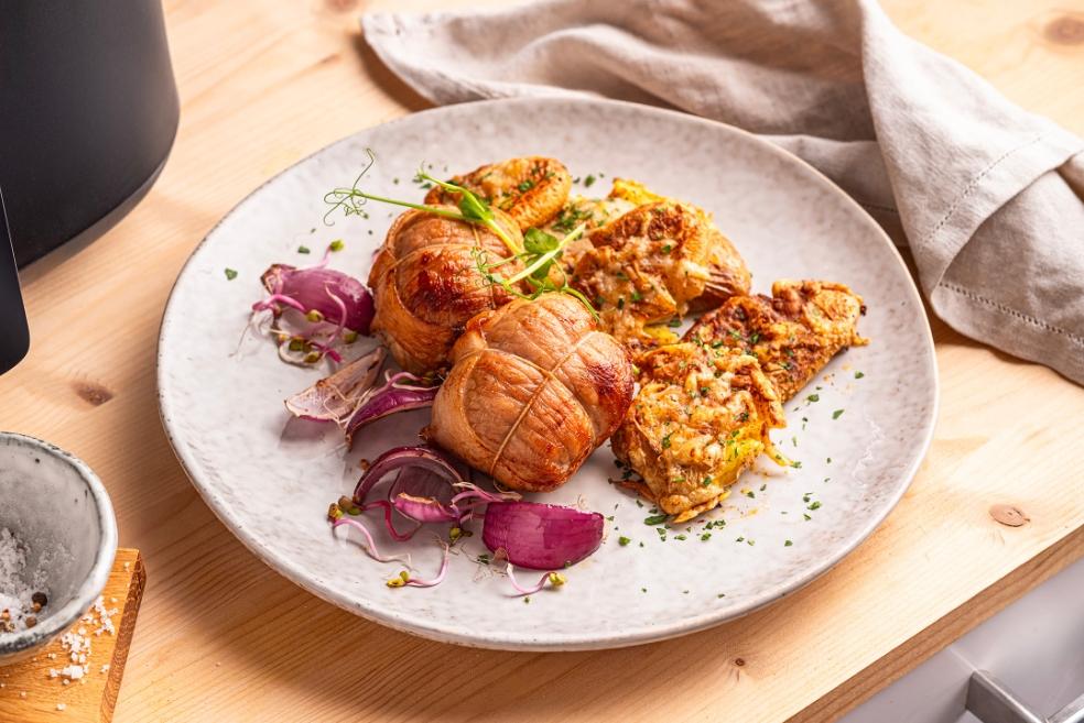 Paupiettes de veau et smashed potatoes de Noël