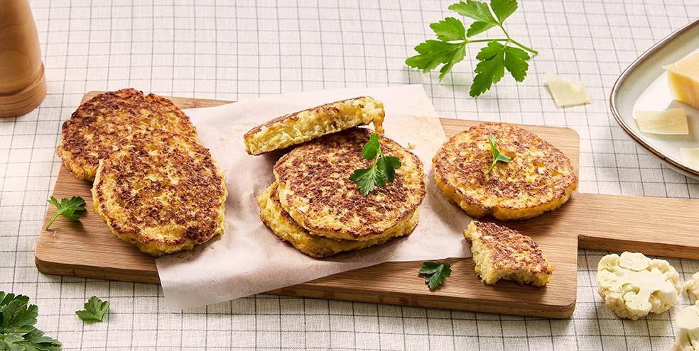 Steaks de chou-fleur au parmesan