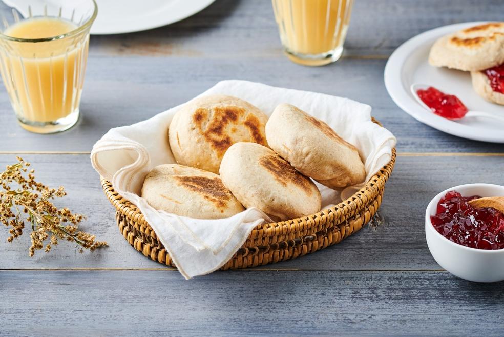 Muffins anglais maison à la farine complète