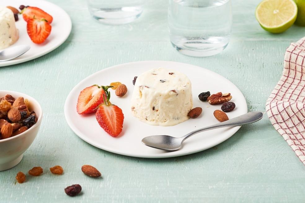 Nougat glacé au citron vert