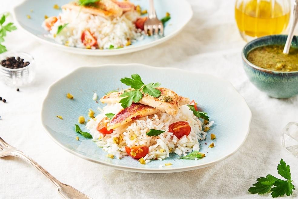 Filets de rouget à la plancha